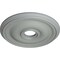 Ekena Millwork Bradford Ceiling Medallion (Canopies up to 4 3/8"), 18 1/8"OD x 3 3/4"ID x 1 1/8"P, Primed White CM18BR - alternate 2